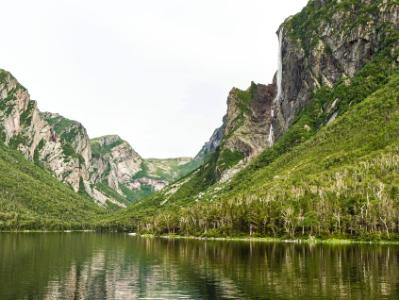 Western Brook Pond Reflected Cliffs