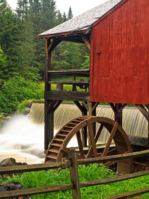 Old Red Mill & Waterfall