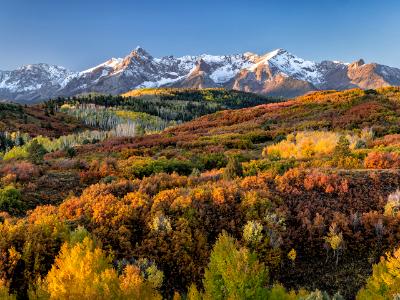 Dallas Divide Vivid Mountainside First Light