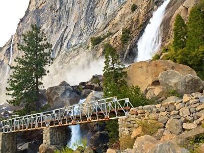 Wapama Falls and Footbridge