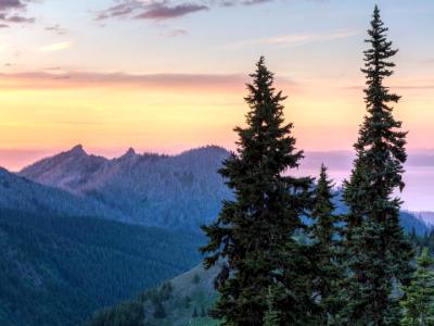 Hurricane Ridge Sunset