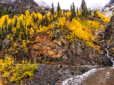 Silver Crown Mine Road Waterfalls