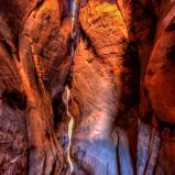 Cracked Heart of Tunnel Slot Canyon