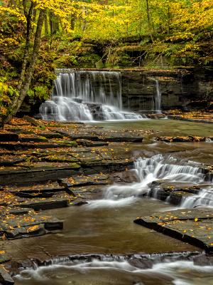 Layers of Fillmore Glen Cascades