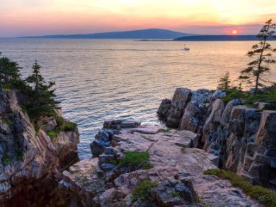 Raven's Nest & Cadillac Mountain Sunset