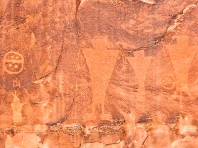 Petroglyph Panel in Kane Springs Canyon