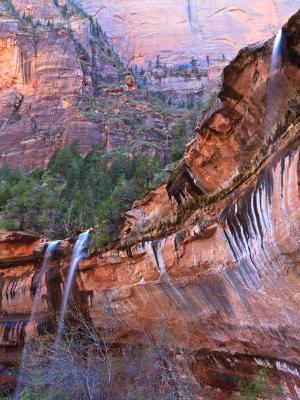 Emerald Pools Waterfalls