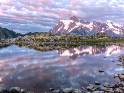 Mt. Shuksan and Artist Ridge Tarn