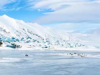 Heinabergsjokull Glacier Panorama