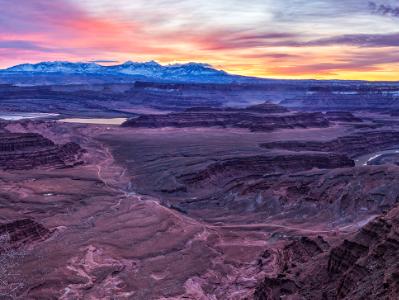 Blue Hour Vast View from Dead Horse Point