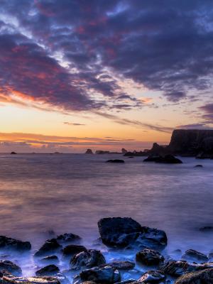 Ghostly Rocks Sunset