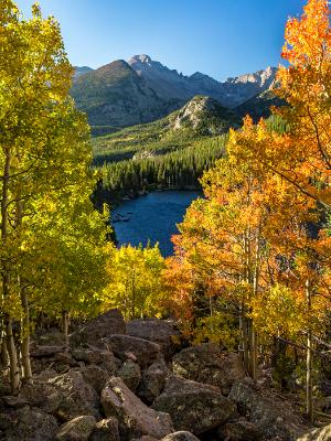Autumn Vista from Bear Lake Rock Pile Autumn Vista from Bear Lake Rock Pile