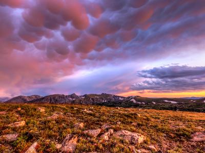 Colorful Gore Range Sunset Colorful Gore Range Sunset