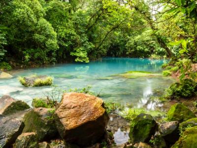 Blue Lagoon on Rio Celeste