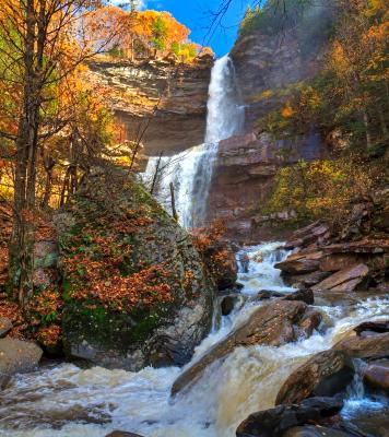 Kaaterskill Falls after Autumn Rain