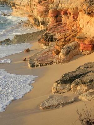 Cupecoy Cliffs at Sunset