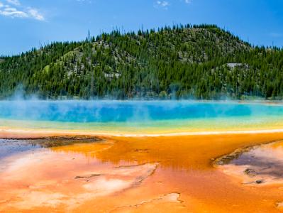 Mesmerizing Prismatic Spring Panorama (Click for full width)