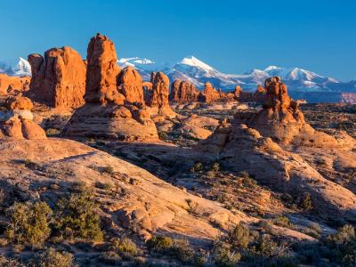 Garden of Eden and LaSal Mountains