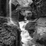 Rainbow Falls Black & White