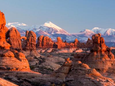 Red Rocks and Purple Mountains