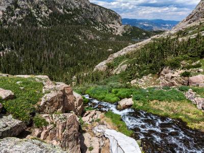 Loch Vale from Timberline Falls