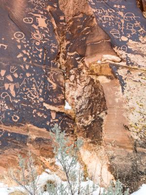 Newspaper Rock Winter