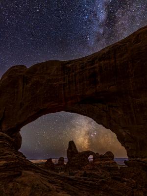 Arch In Arch Milky Way