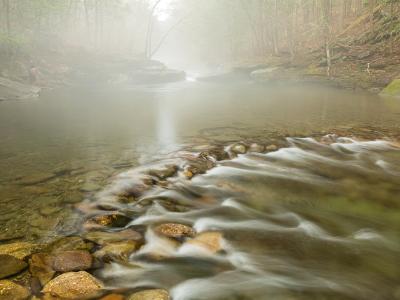 Peekamoose Blue Hole in Fog