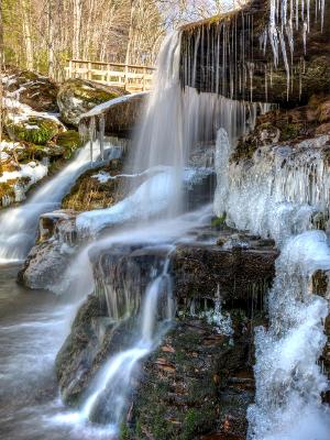 West kill Falls Icicles