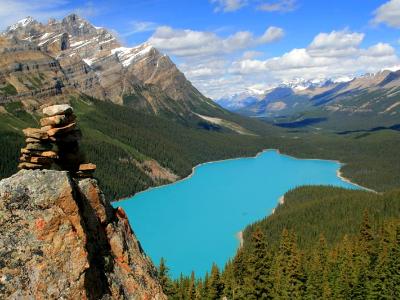 Peyto Lake Cairn