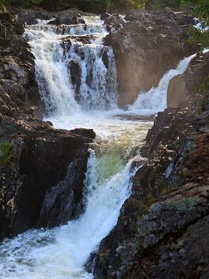 Rapids at Upper Split Rock Falls