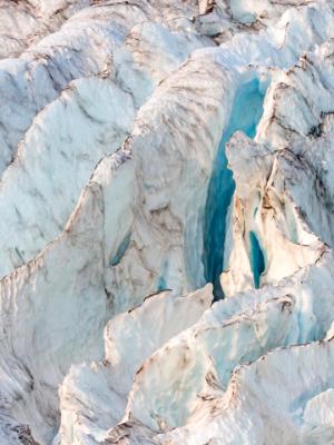 Coleman Glacier Blue Crevasse