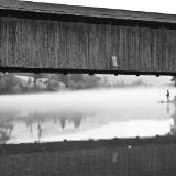 Foggy Downsville Bridge Fishing