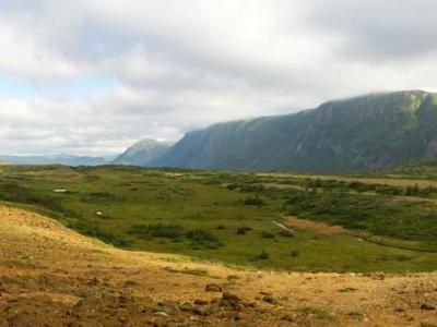 Trout River Pond Valley Panorama