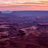 Green River Overlook Vivid White Rim Sunset