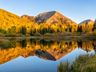 Warner Lake Autumn Panaorama