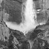 Yosemite Falls B&W