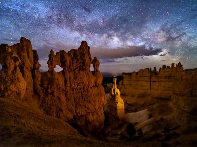 Bryce Windows on the Night Sky